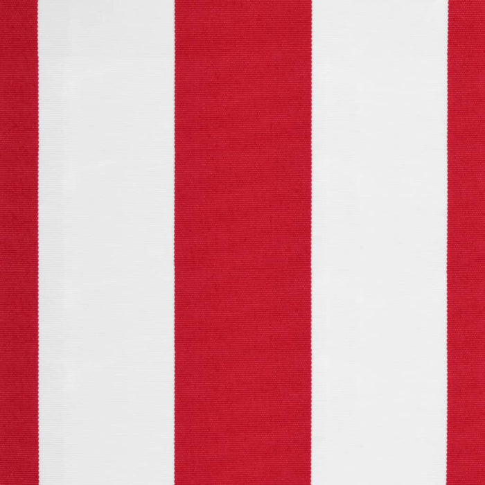 Replacement Fabric for Awning Red and White Stripe 4x3 m