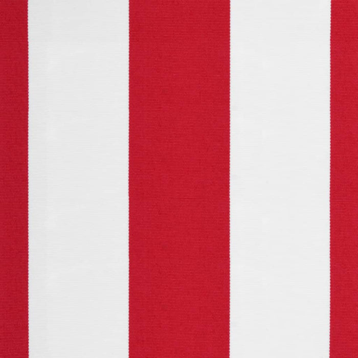 Replacement Fabric for Awning Red and White Stripe 4.5x3 m