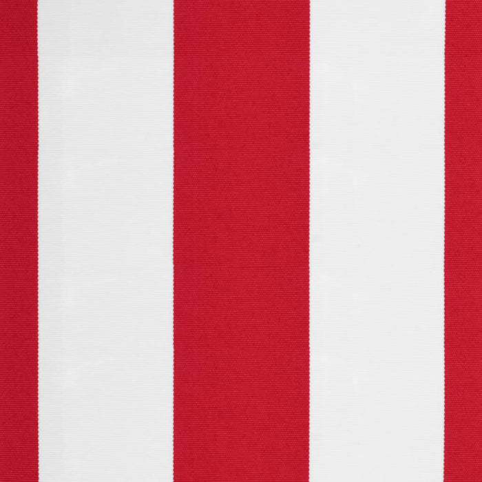 Replacement Fabric for Awning Red and White Stripe 5x3 m