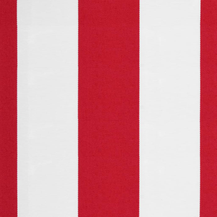 Replacement Fabric for Awning Red and White Stripe 5x3.5 m