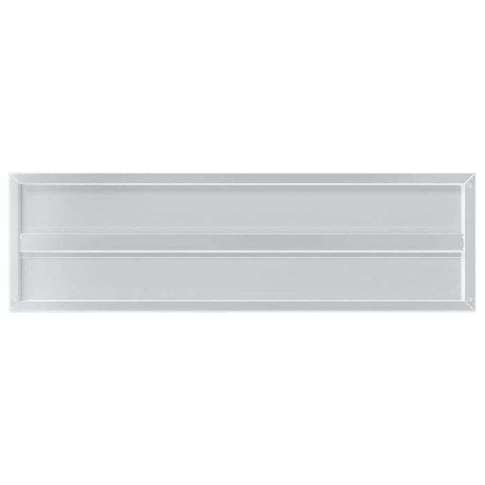 Wall Shelves 2 pcs 100x30x3 cm Silver Stainless Steel