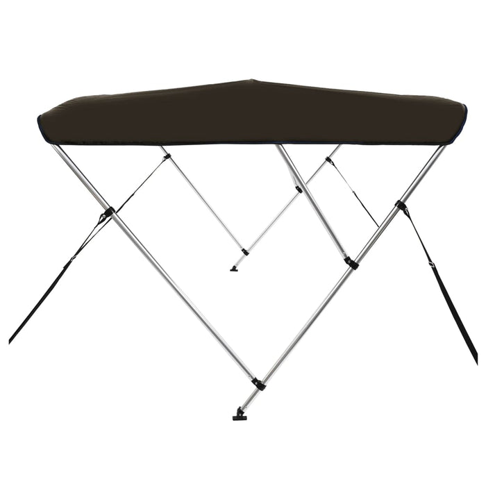 3-bow Bimini Top Black 183x196x137 cm