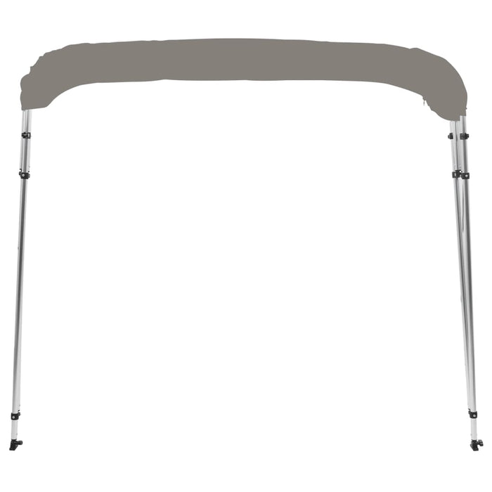 4-bow Bimini Top Grey 243x244x137 cm