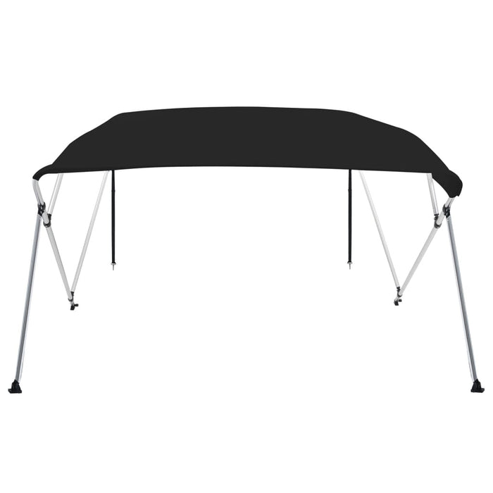 4-bow Bimini Top Black 243x180x137 cm