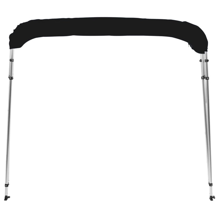 4-bow Bimini Top Black 243x180x137 cm