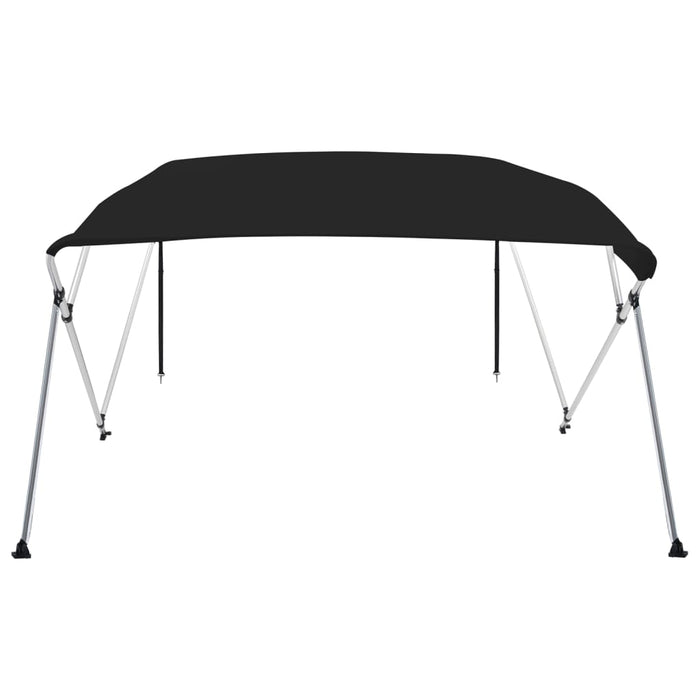 4-bow Bimini Top Black 243x210x137 cm