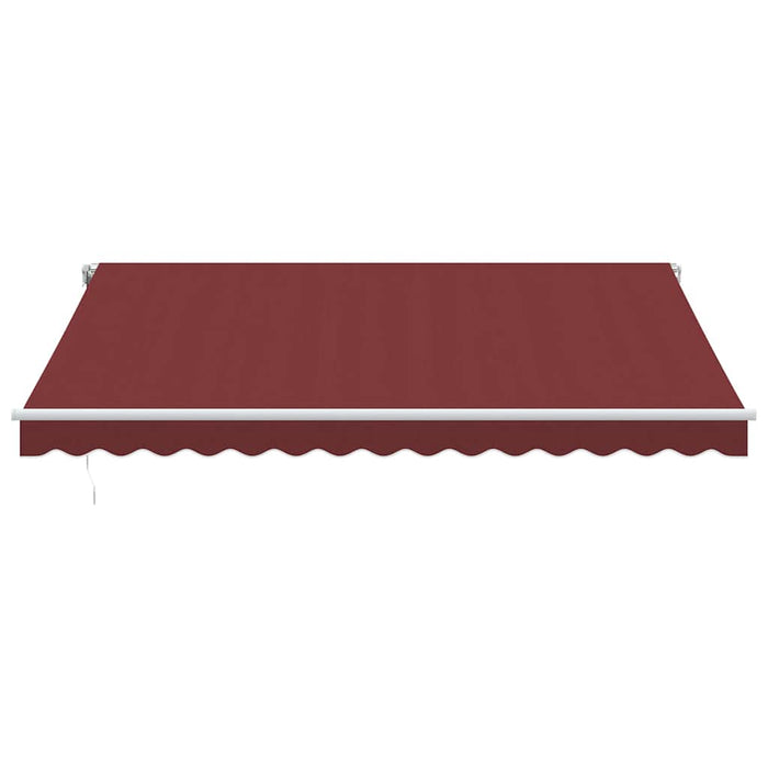 Automatic Retractable Awning Burgundy 400x300 cm