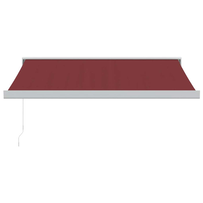 Manual Retractable Awning Burgundy 300x250 cm