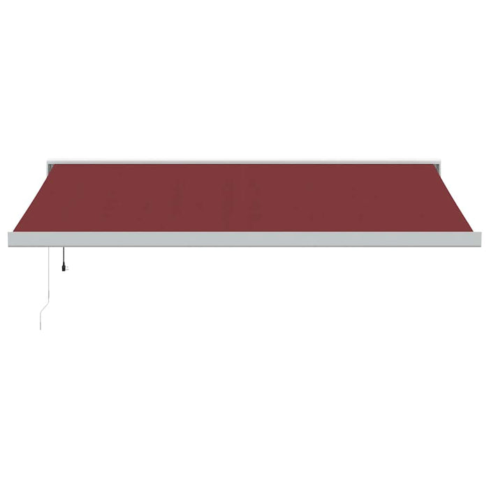 Automatic Retractable Awning Burgundy 400x300 cm