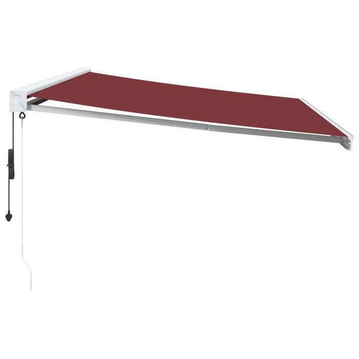 Automatic Retractable Awning Burgundy 500x300 cm