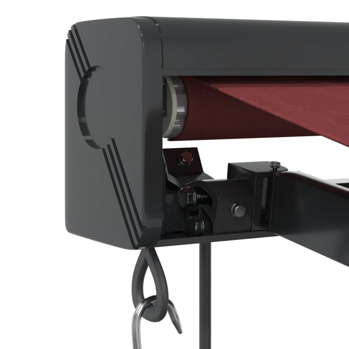 Automatic Retractable Awning Burgundy 400x300 cm