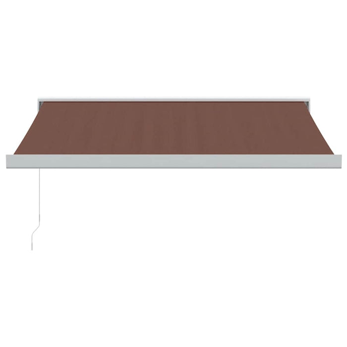 Manual Retractable Awning Brown 300x250 cm