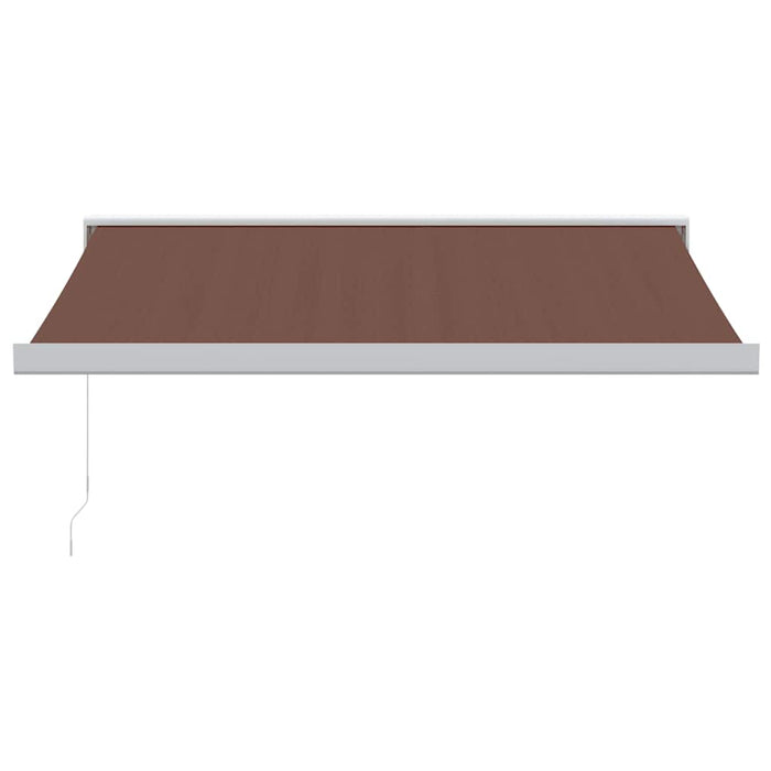 Manual Retractable Awning Brown 350x250 cm