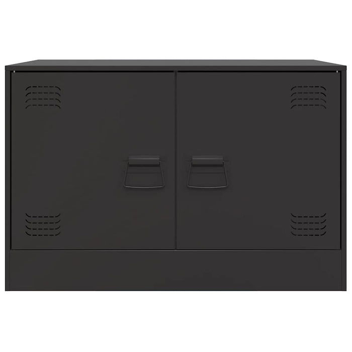 TV Cabinet Black 67x39x44 cm Steel