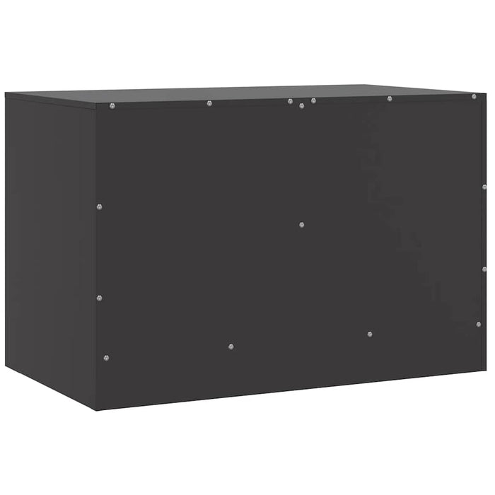 TV Cabinet Black 67x39x44 cm Steel