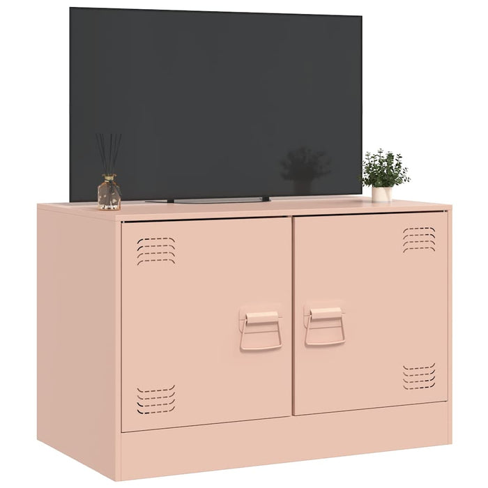 TV Cabinet Pink 67x39x44 cm Steel