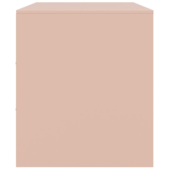 TV Cabinet Pink 67x39x44 cm Steel