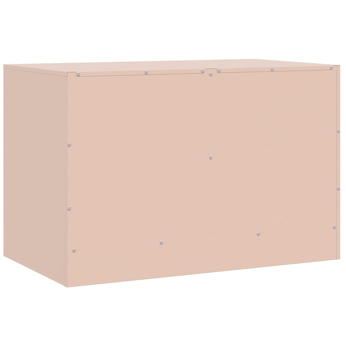 TV Cabinet Pink 67x39x44 cm Steel