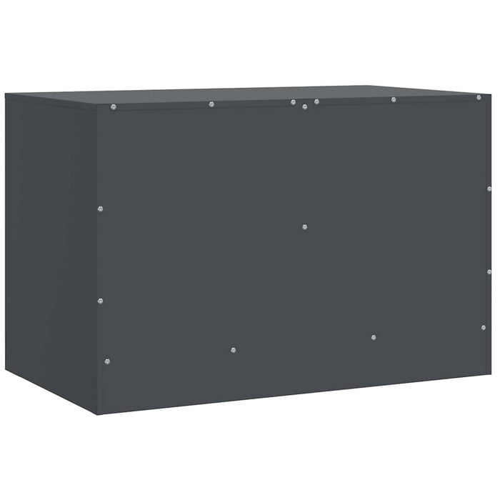 TV Cabinets 2 pcs Anthracite 67x39x44 cm Steel