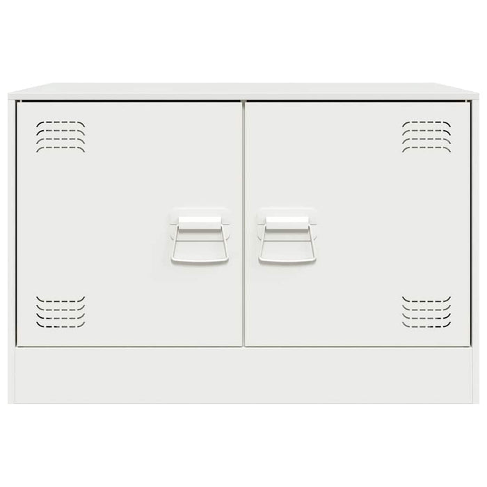 TV Cabinet White 67x39x44 cm Steel