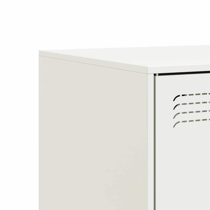 TV Cabinet White 67x39x44 cm Steel