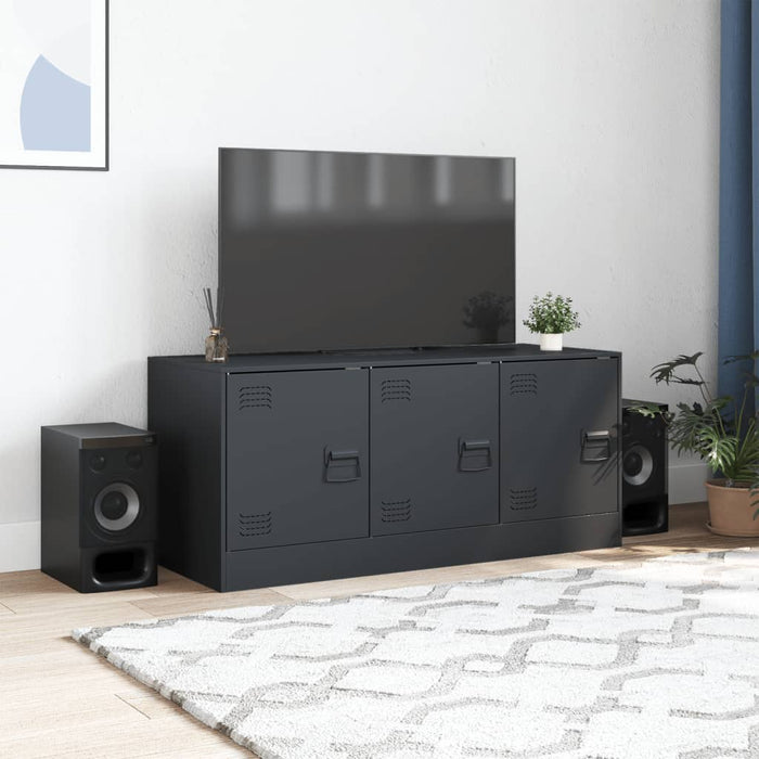 TV Cabinet Anthracite 99x39x44 cm Steel