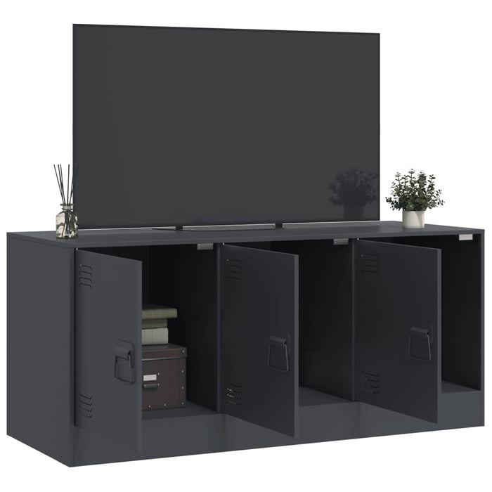 TV Cabinet Anthracite 99x39x44 cm Steel