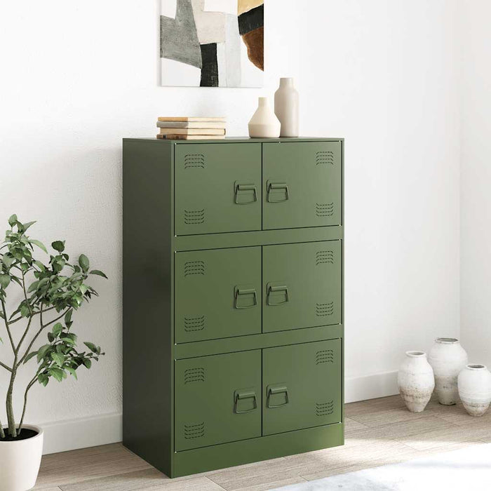 Бюфет Olive Green 67x39x107 см стомана