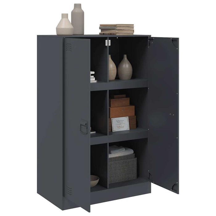 Sideboard Anthracite 67x39x107 cm Steel