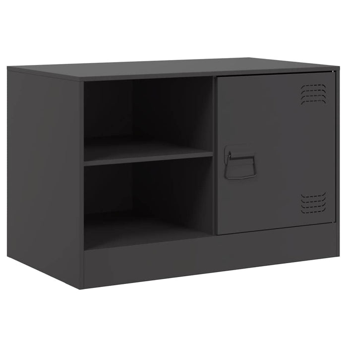 TV Cabinet Black 67x39x44 cm Steel