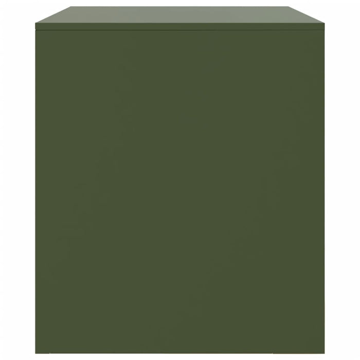 TV Cabinet Olive Green 67x39x44 cm Steel