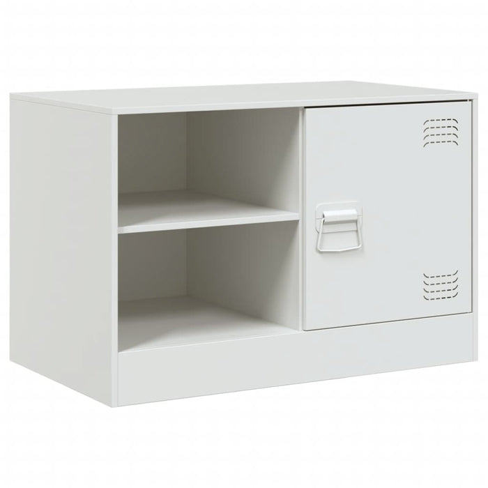 TV Cabinet White 67x39x44 cm Steel