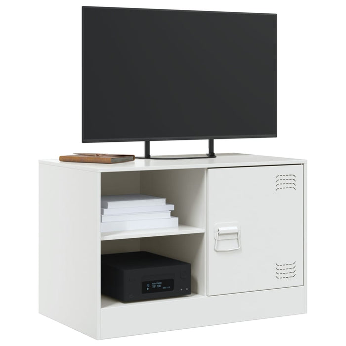 TV Cabinet White 67x39x44 cm Steel