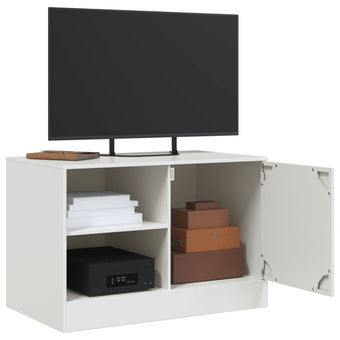 TV Cabinet White 67x39x44 cm Steel