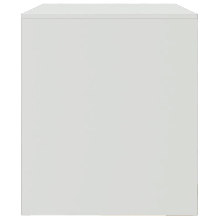 TV Cabinet White 67x39x44 cm Steel