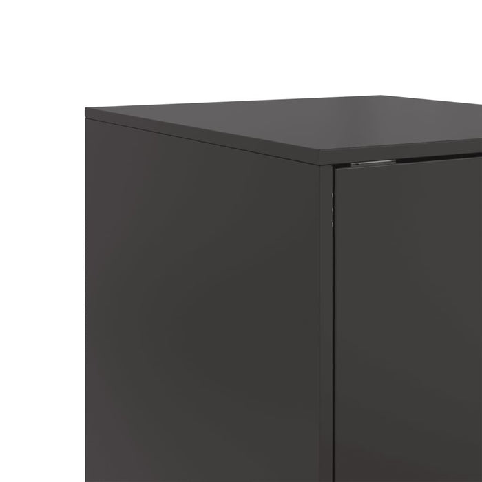 Sideboard Black 34.5x39x107 cm Steel