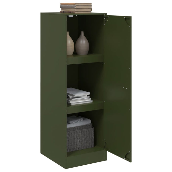 Sideboard Olive Green 34.5x39x107 cm Steel