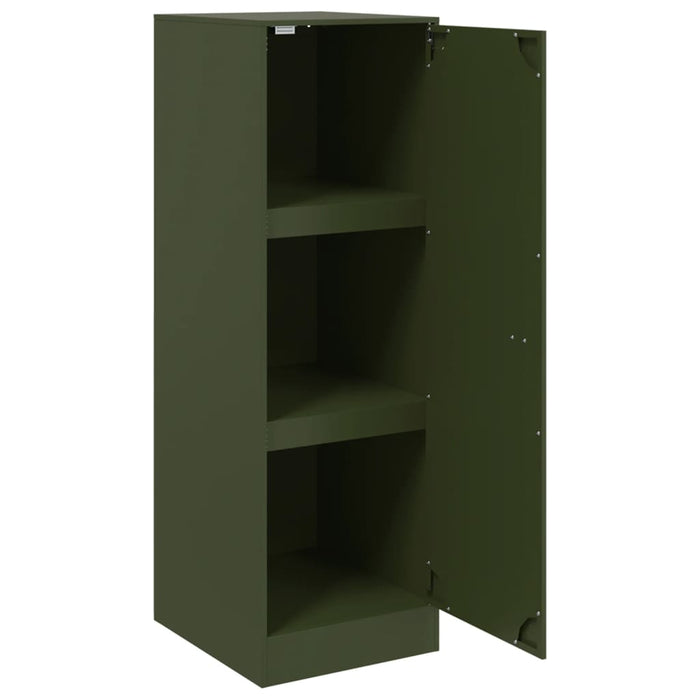 Sideboard Olive Green 34.5x39x107 cm Steel