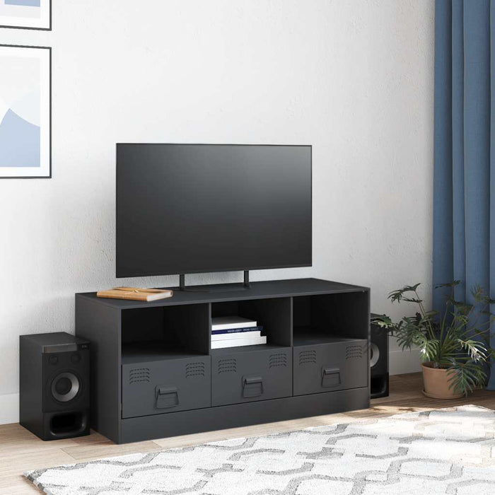 TV Cabinet Anthracite 99x39x44 cm Steel