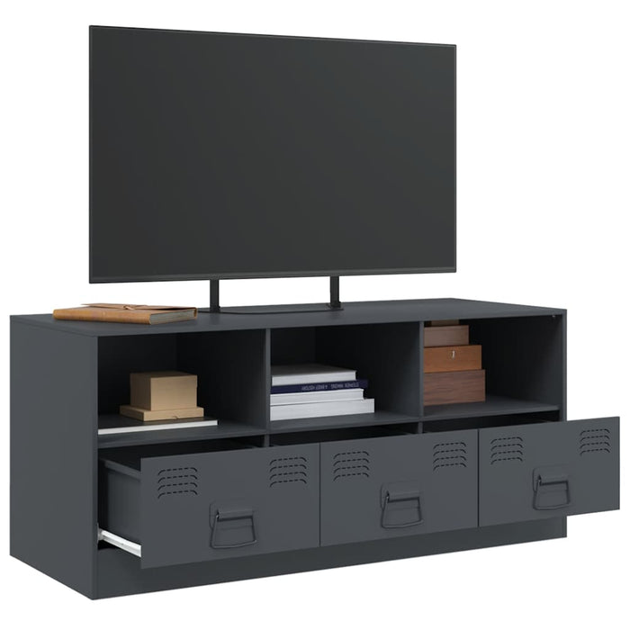 TV Cabinet Anthracite 99x39x44 cm Steel