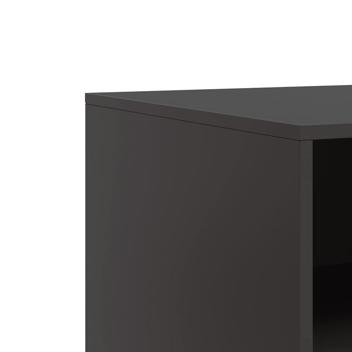 TV Cabinet Black 67x39x44 cm Steel