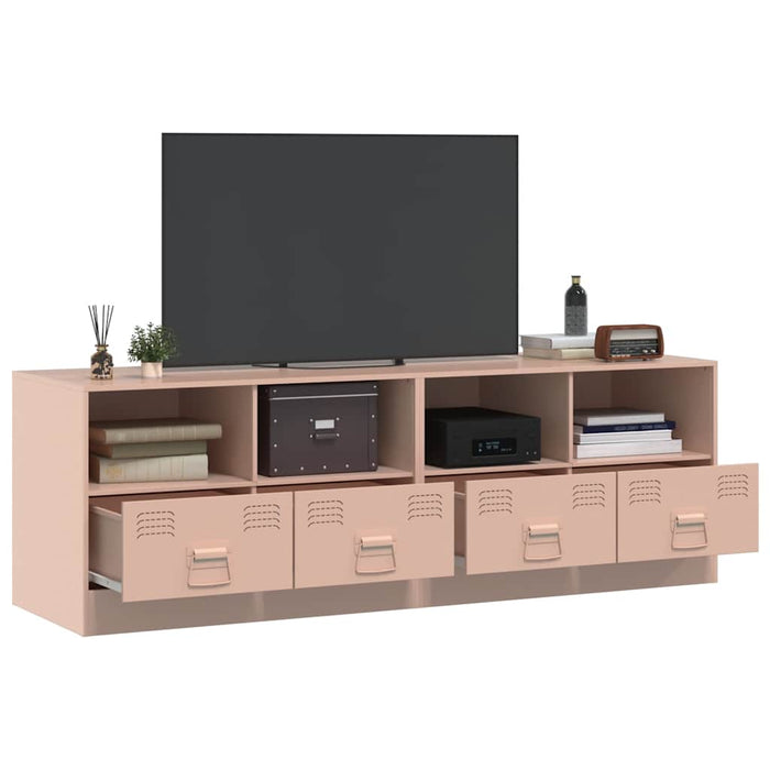 TV Cabinets 2 pcs Pink 67x39x44 cm Steel