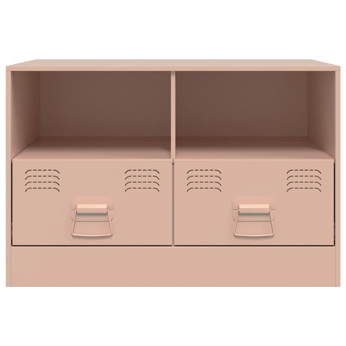 TV Cabinets 2 pcs Pink 67x39x44 cm Steel