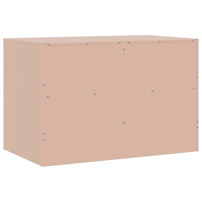 TV Cabinets 2 pcs Pink 67x39x44 cm Steel