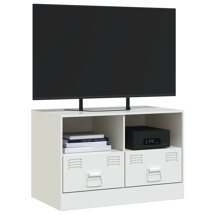 TV Cabinet White 67x39x44 cm Steel