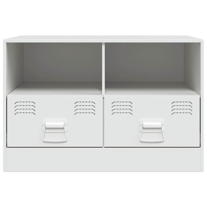 TV Cabinet White 67x39x44 cm Steel