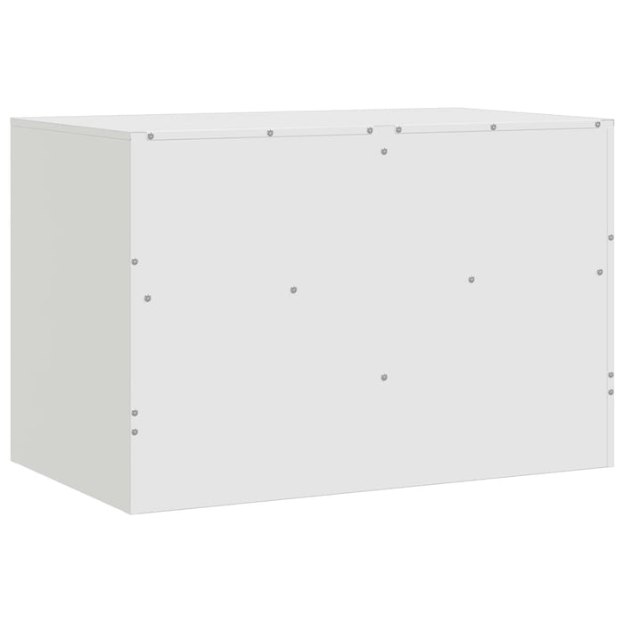 TV Cabinet White 67x39x44 cm Steel