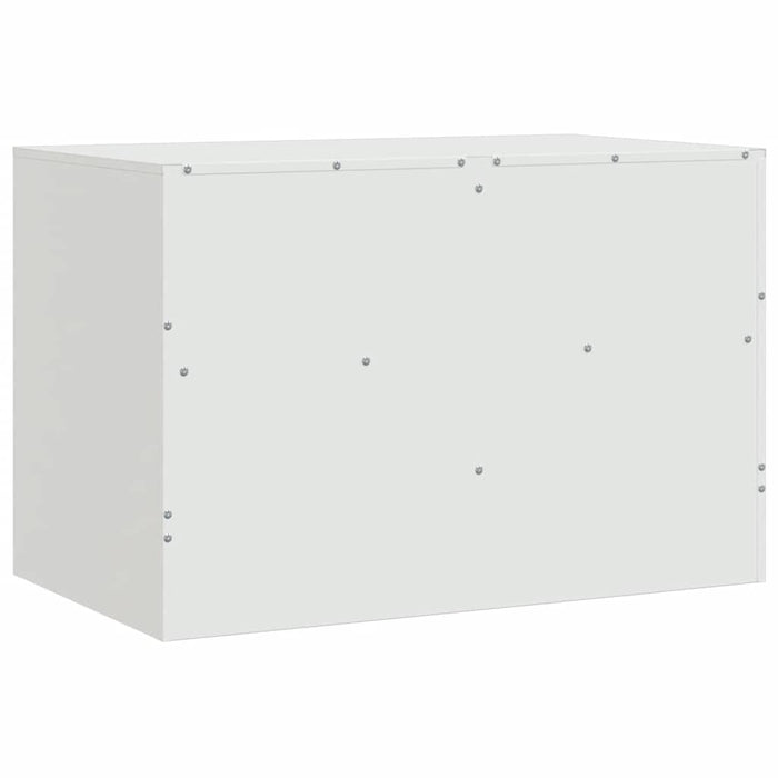 TV Cabinets 2 pcs White 67x39x44 cm Steel