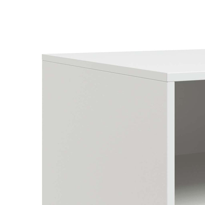 TV Cabinets 2 pcs White 67x39x44 cm Steel