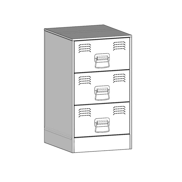 Нощни шкафчета 2 бр маслинено зелено 34,5x39x62 см стомана